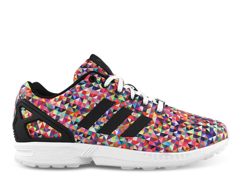 zx flux multicolor femme