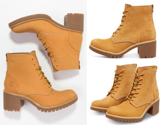 timberland femme talon kaki
